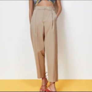 Zara tan trousers